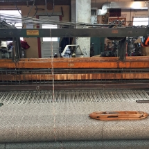 The Crompton & Knowles loom on which our fabric will be woven